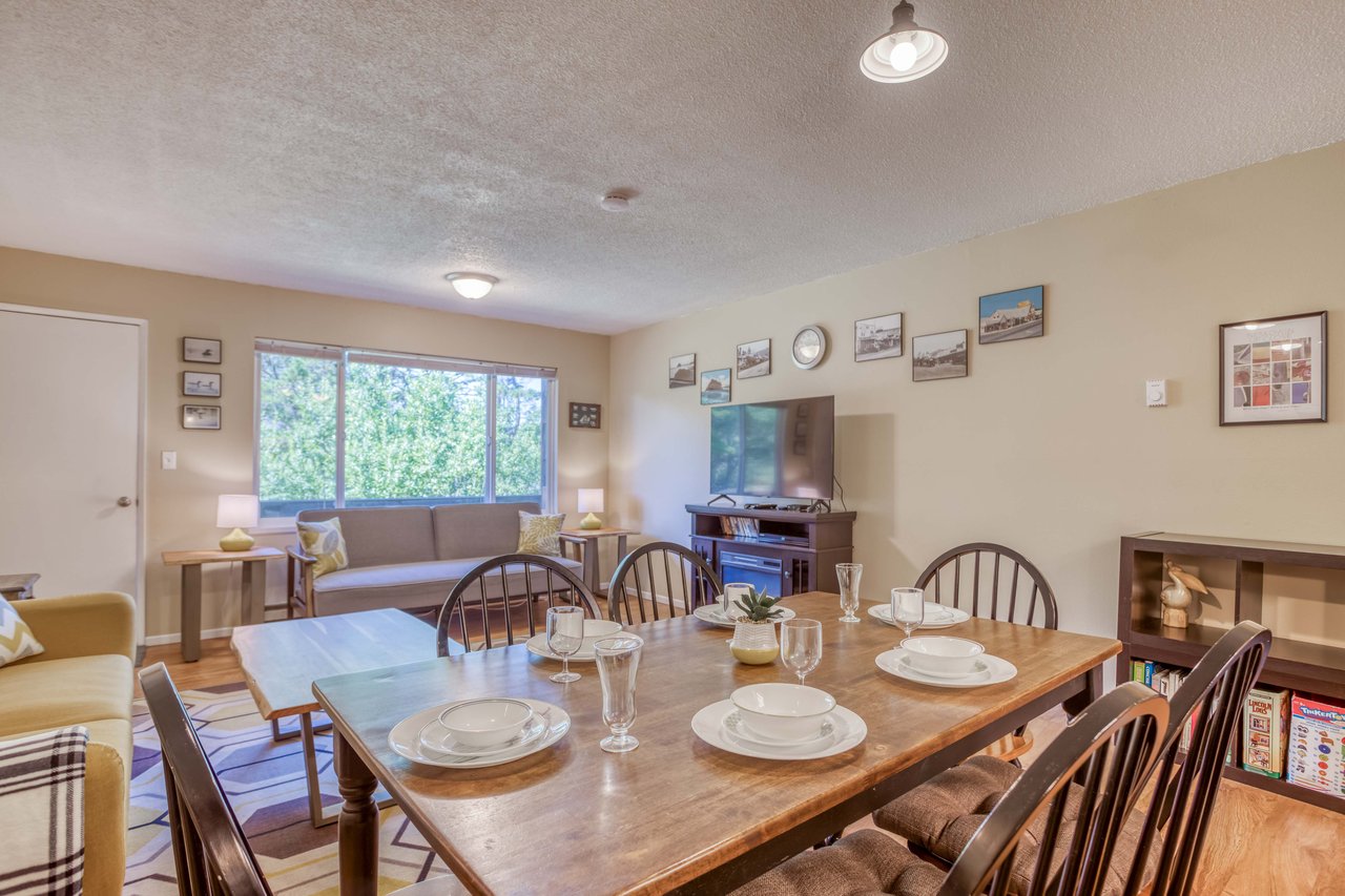 Dining Area with space for movement