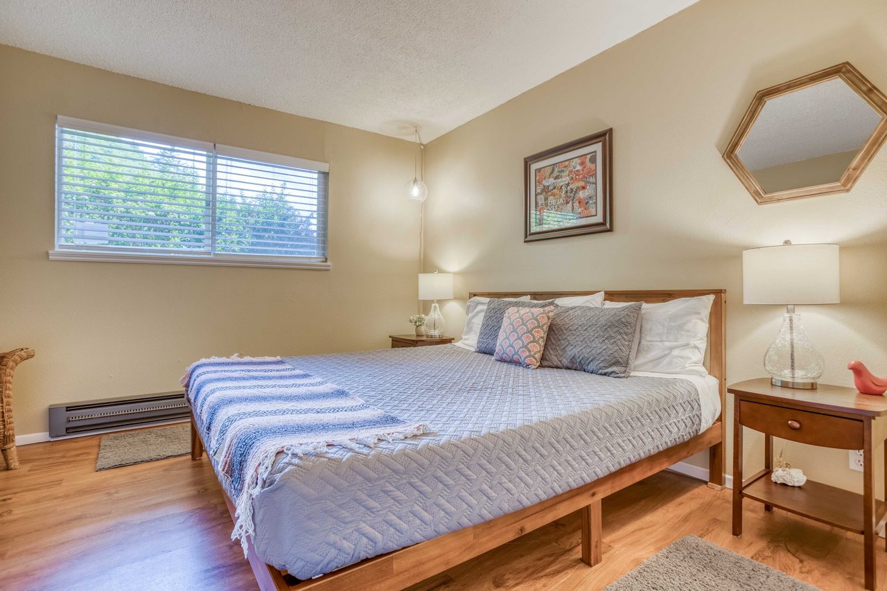 Bedroom 1 with a comfortable King Bed