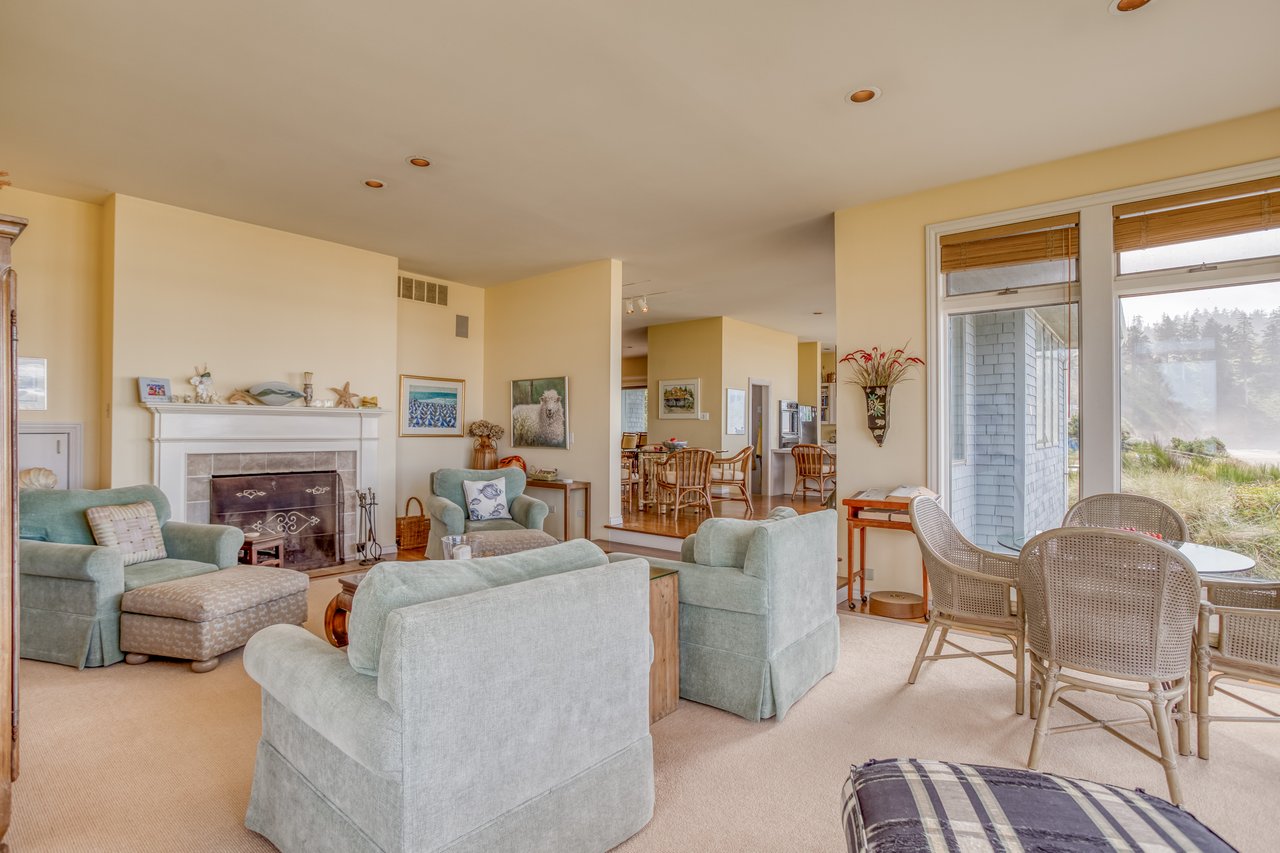 Living Room with Amenities