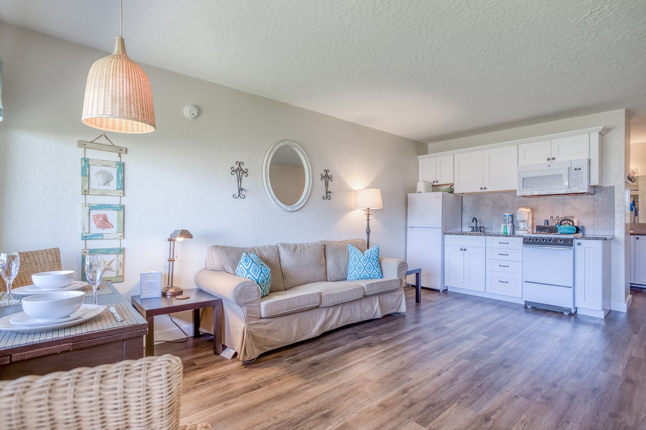Living Room with Kitchen area