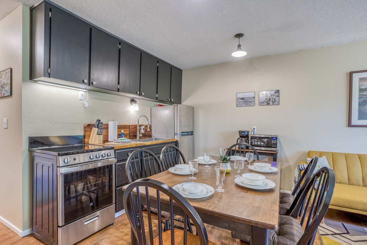 Dining Area with Kitchen space